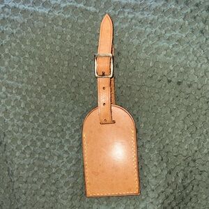 Authentic Louis Vuitton Vachetta Luggage Tag – Vintage Patina